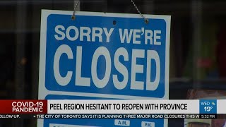 As the province moves to slowly reopen economy and public spaces, peel
region is still seeing a fifth of all new cases in each day. tina
yaz...