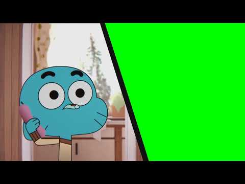 TAWOG Gumball talking on Phone. GREENSCREEN