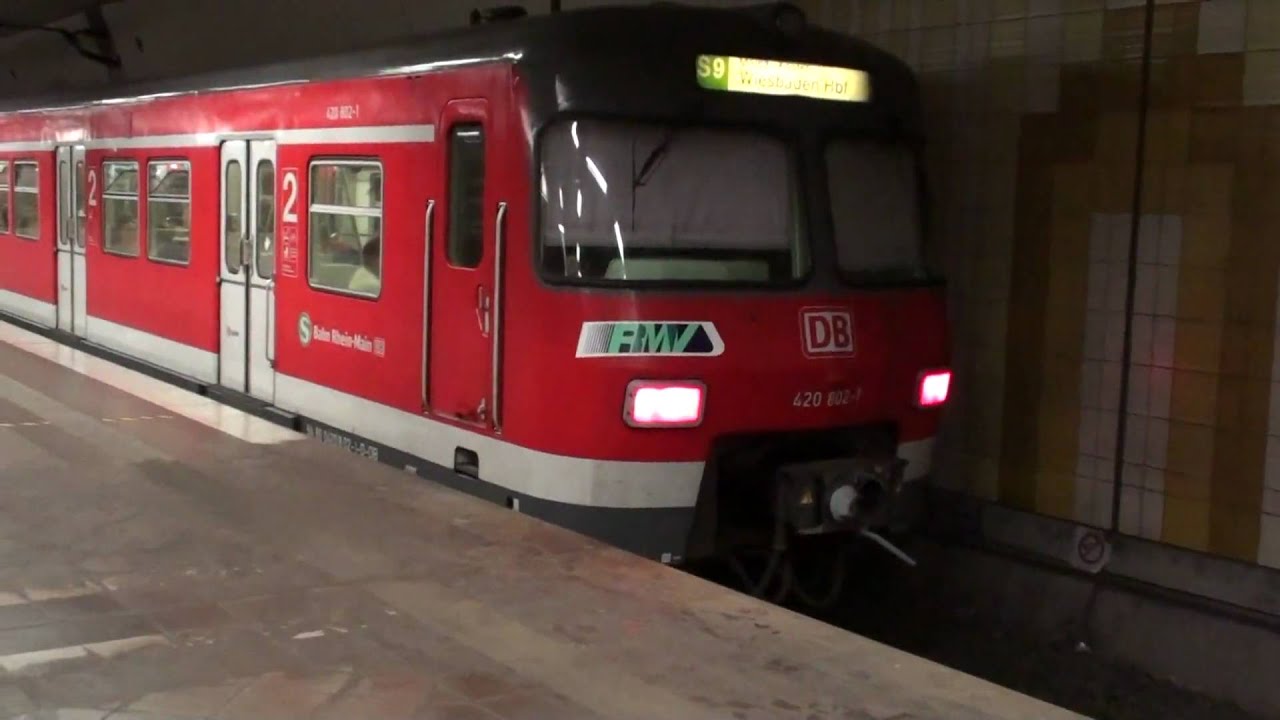 SBahn Frankfurt Underground Section [1080p] YouTube