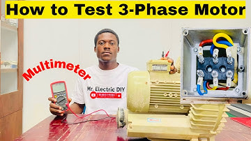 How to Troubleshoot 3-Phase Motor with  Multimeter || how to test 3-phase motor