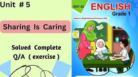 English class 1 unit 5 || Sharing Is Caring || Let