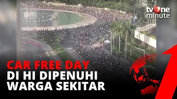 Ramai! Begini Suasana Car Free Day Minggu Pagi saat PSBB Transisi Jakarta | tvOne