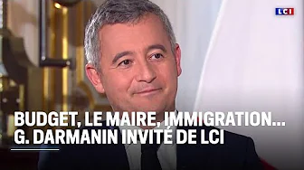 Retraites, budget, Attal, Le Maire, immigration… Gérald Darmanin, invité de Darius Rochebin｜LCI