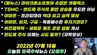 (오늘의 미국주식뉴스) 반도체 주식의 동반 상승을 주도한 TSMC 어닝 / 마이크로소프트와 손잡은 넷플릭스 / 아마존, 비자, 구글을 폭풍매수한 투자기관 / 반도체 이제 사도될까? screenshot 5