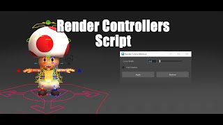Render animation controllers script with Arnold for Maya