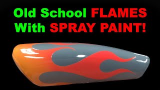 DIY Spray Paint Flames