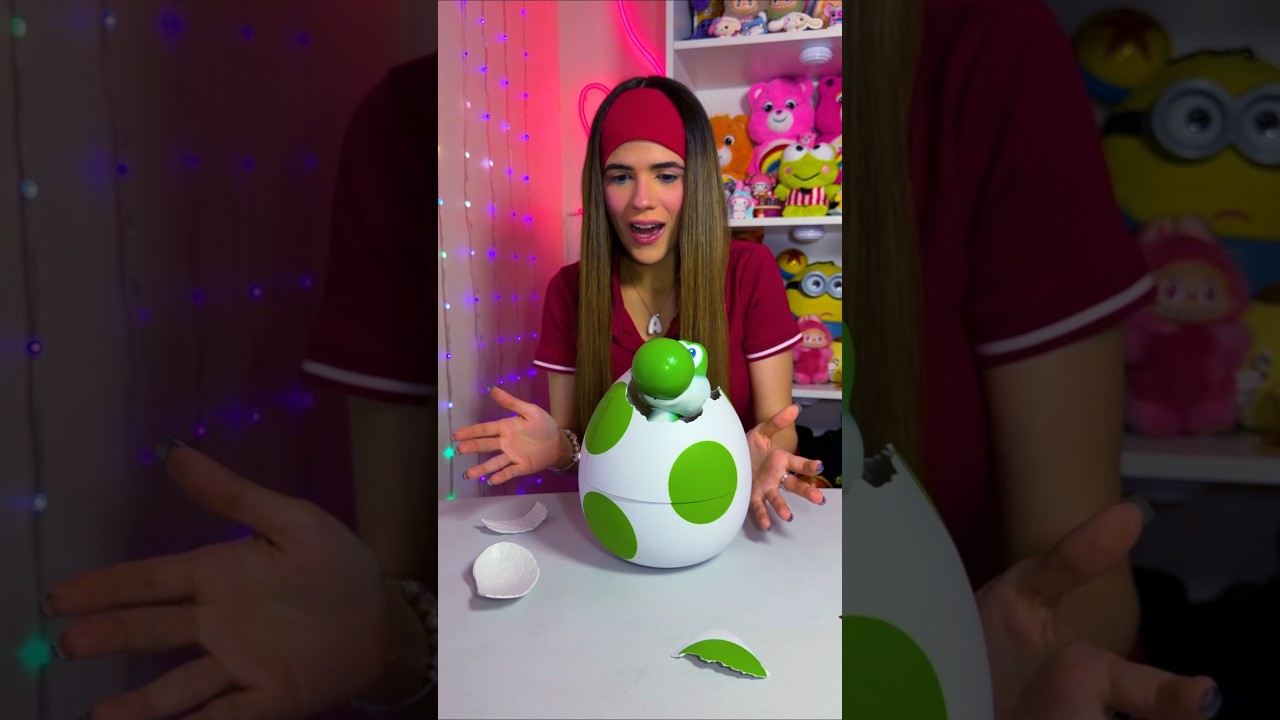 NACIÓ un YOSHI BEBÉ REAL 🥚💚🔥 #mariogalaxy