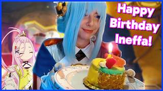Ineffa's EN Voice Actor celebrates Ineffa's BDAY with Chat!