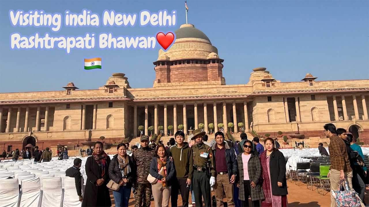 Nepal to india Visiting India new delhi rashtrapati bhawan💐🙏🇮🇳❤️