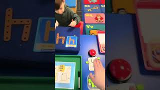 Check out our multisensory number table for the number 4! We used a hammer set from Lakeshore