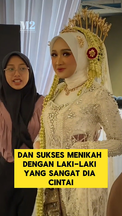 ketika pengantin wanita sukses menikah dengan laki-laki yang dia cintai ‼️#nikah #manten  #wedding