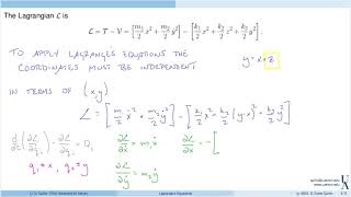 UA - MECE 431 Lagrange s Equations Example