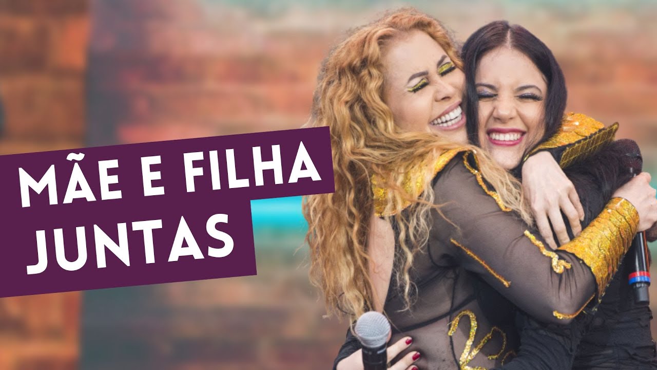 Joelma canta Marisa Monte com a filha no palco do Faustão Na Band