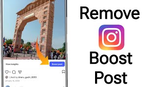 How to remove boost Post from Instagram 2026 || Instagram se boost Post kese hataye