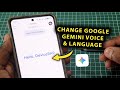 How To Change Google Gemini Voice To Male Or Female | Change Voice Language To Tamil, Hindi, Etc.