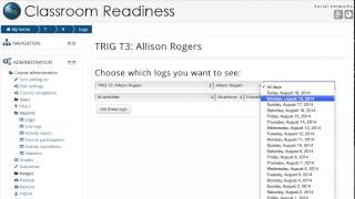 View Logs in a Moodle Course