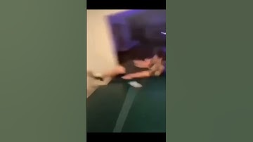 Boy jumps on the ping pong table #shorts