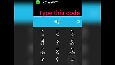 How to open phone information or service mode on android phone