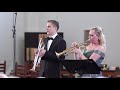 Trumpet Voluntary and Conquest of paradise performed by Melissa and Julian