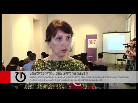 MDF-ის კვლევა - სიძულვილის ენა ქართულ პოლიტიკურ დისკურსში