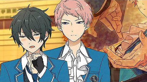 Enstars- Shu and Mika hold hands (Steampunk Museum...