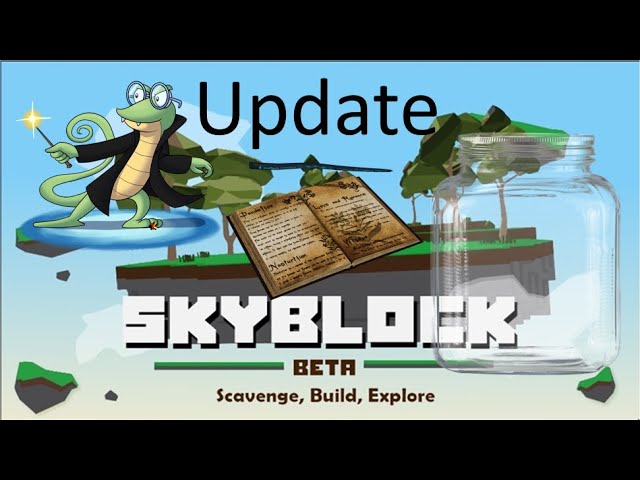 Spell Book Glass Bottles New Mob Islands Roblox Update Youtube - how to make glass in roblox skyblock