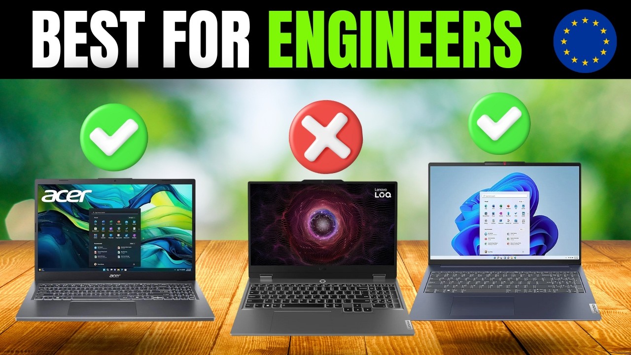 ✅ 7 Best Engineering Student Laptops in Europe [2026] 💻 CAD, Mechanical,  Civil, SolidWorks, Budget