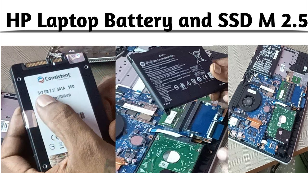 Hp Laptop kaise khole Hp laptop me battery ssd kaise lagaye Hp 15