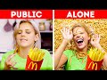 GIRLS IN PUBLIC vs GIRLS ALONE || Everyday Yet Absolutely Funny Situations