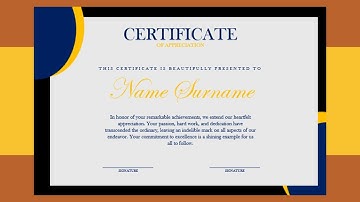 How to Make Simple Certificate in MS Word Part 30 #certificate #art #design