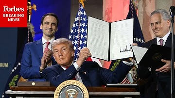 BREAKING NEWS: Trump Signs New Executive Orders At White House AI Summit