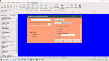 APLIKOM | Network with POM-QM Latihan Soal 1