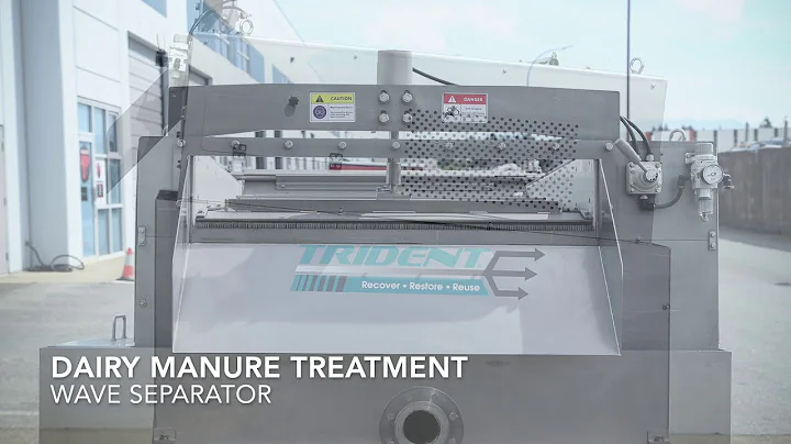 Dairy farm recycles water from manure and improves sand recovery