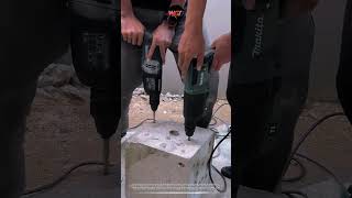 Power tool head-to-head test: Rotary hammer drill compare to punch deep holes through solid concrete