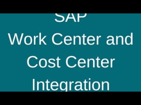 work center sap plant maintenance | Work center in SAP PM and its cost flow to maintenance orders