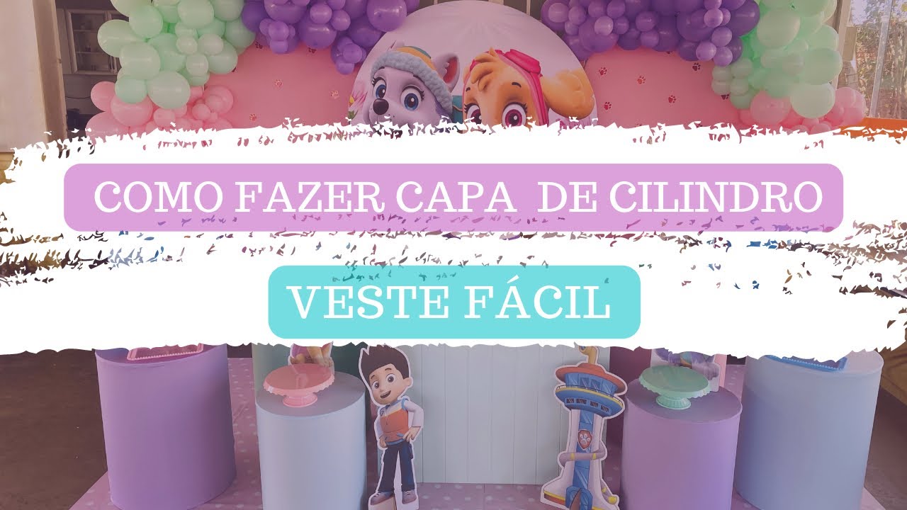 COMO FAZER CAPA DE CILINDRO/VESTE FÁCIL