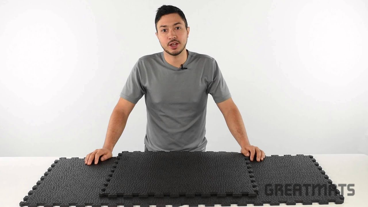 fitness basics foam exercise mat