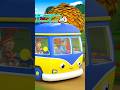 Wheels On the Bus Camp #shorts #vehiclesong #nurseryrhymes #cartoonvideos