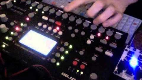 live sampling - octatrack + op-1 + bleepdrum
