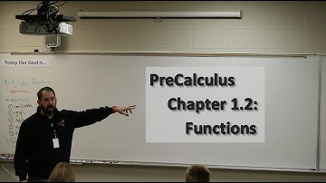 PreCalculus Section 1.2: Functions cont