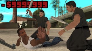 Paraniz Eksi̇ye Düşerse Ne Olur? Cjin Sonu Hiç İyi Olmadı Gta San Andreas