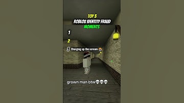 watch till the end top 3 Roblox identity fraud moments #roblox #shorts
