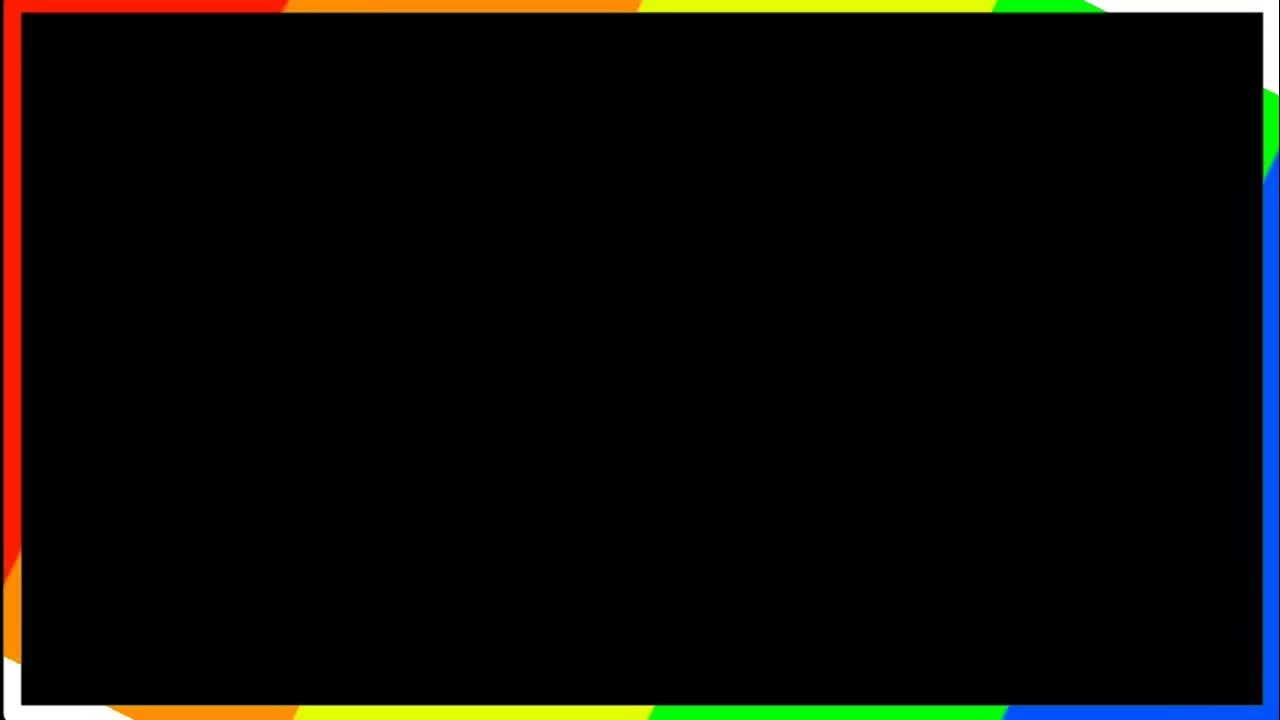 Black screen border with out music for video editing YouTube