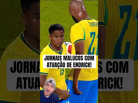JORNAIS VĂO a LOUCURA com ENDRICJ VS CROĂCIA! #endrick