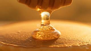 Golden sweetness in motion 🍯✨ Watch as this lush honey flows like liquid gold — nature's Golden Sweetness