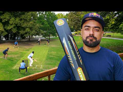 Rashid Khan Plays Gully Cricket vs Amateurs