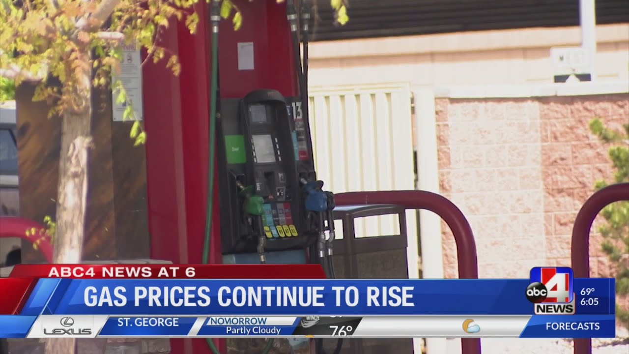 Gas prices break record high two days in a row - YouTube
