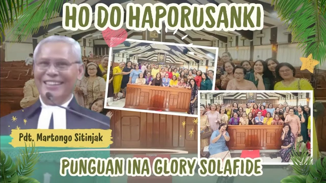 HO DO HAPORUSANKI                               Cipt.Soritua Manurung - Punguan Ina GLORY SOLAFIDE
