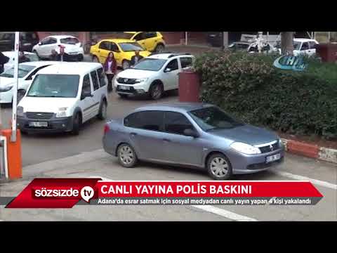 CANLI YAYINA POLİS BASKINI