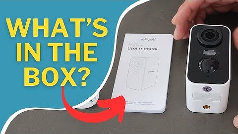 ieGeek Wireless Security Camera - Unboxing Review